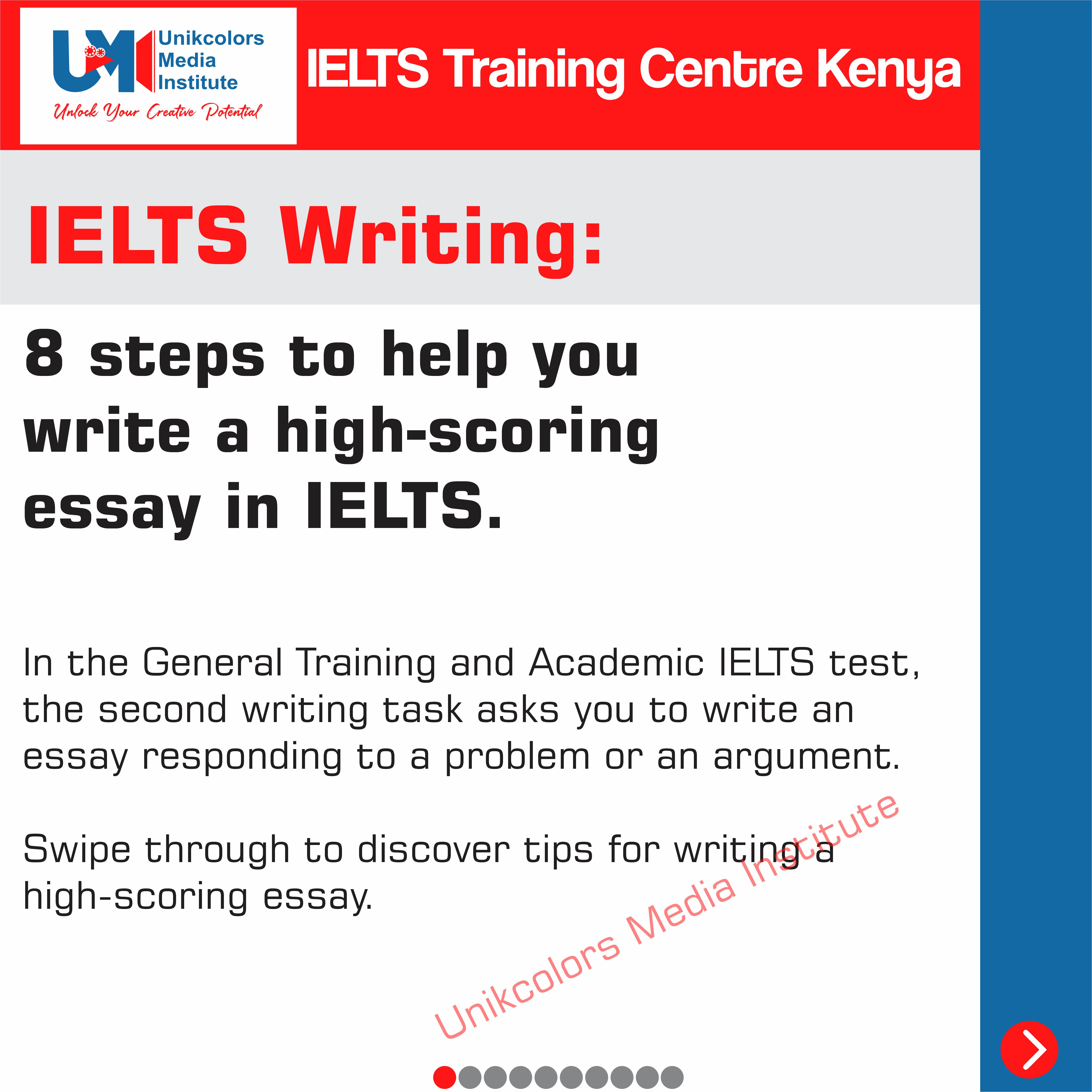 IELTS TRAINING CENTRE KENYA - IELTS WRITING TEST